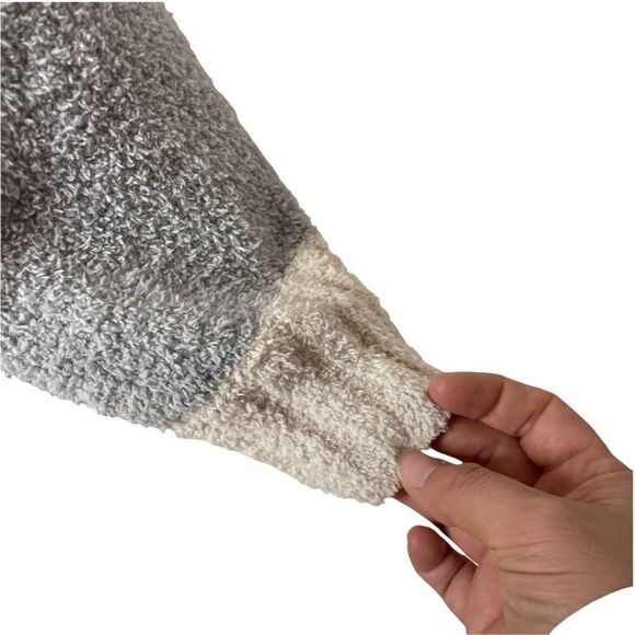 Thread and Supply tricolor colorblock fuzzy sweater large - Picture 8 of 8